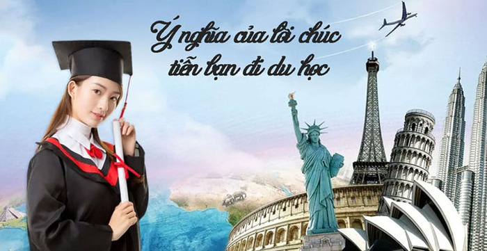 lời chúc bạn đi du học bằng tiếng anh