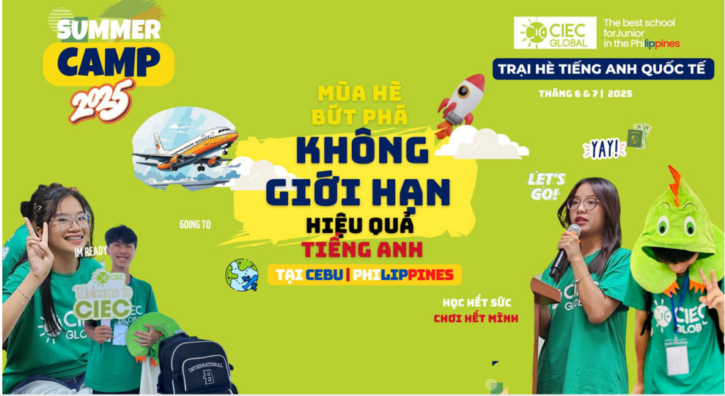 CIEC SUMMER CAMP 2025 – Trại Hè Quốc Tế Tại Cebu, Philippines