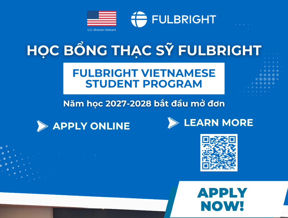 Học Bổng Thạc Sĩ Fulbright 2027–2028